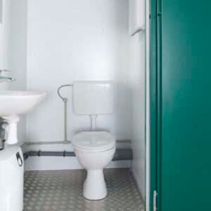 1+1 Double Mains Toilet 8Ft x 5Ft (Green)