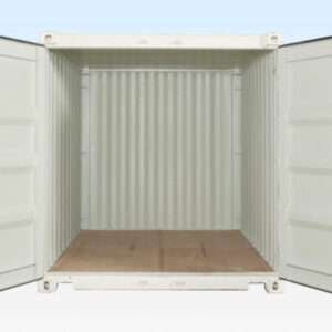 10Ft X 8Ft Shipping Container (One Trip) – White