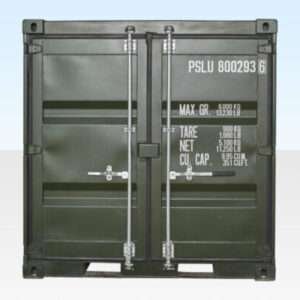 8Ft One Trip Shipping Container (Green)