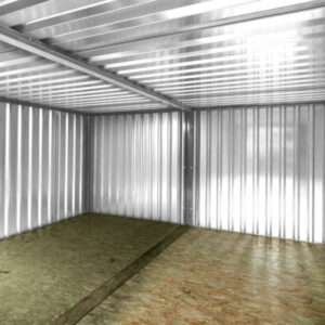 3M X 4.2M Side Linked Flat Pack Container Bundle (Galvanised)